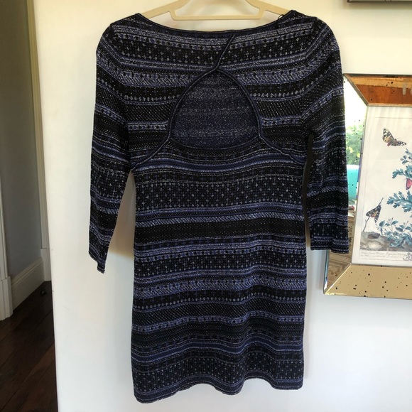 NWT Blue Stripe White House Black Market Dress - Picture 4 of 4